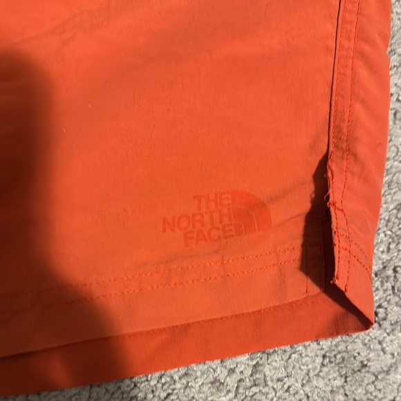 The North Face Mens Elastic Waist Drawstring Swim Trunks Orange Size M - Picture 4 of 4